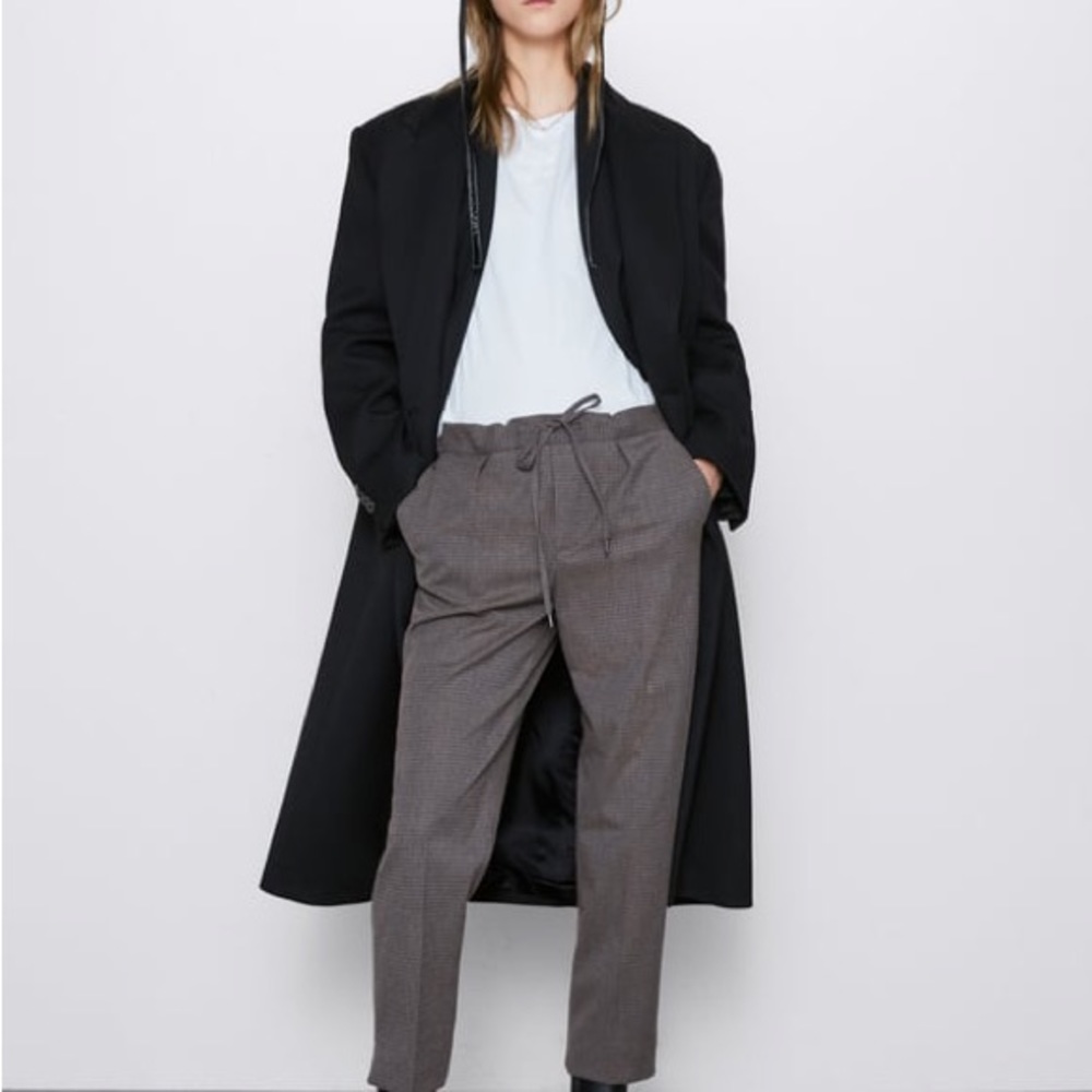 Zara The Easy Pant-Small Plaid